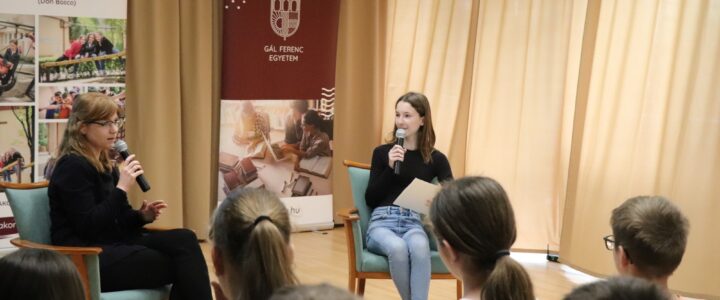 A Gyakorlóintézmény vendége volt Kollár Betti írónő…