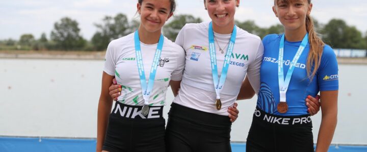 Horváth Amira kajak sportágban Országos 2. helyezett