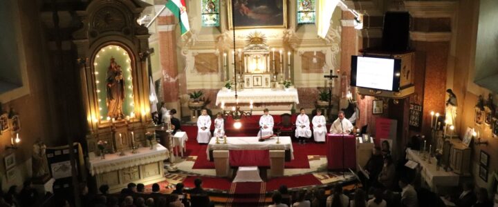 Veni Sancte Szentmise a Gyakorlóban…