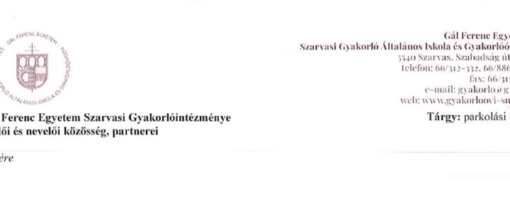 Parkolási rend