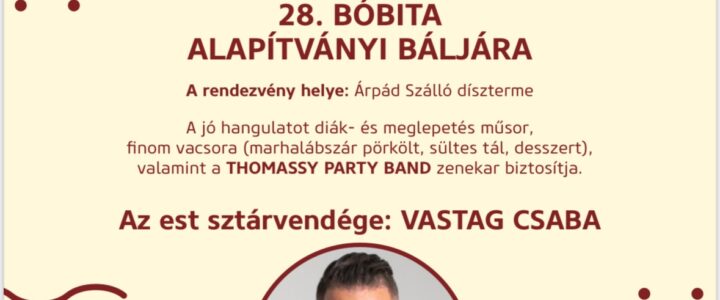 28. Bóbita Alapítványi bál