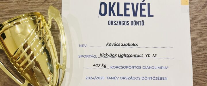 A dobogó legfelsőbb fokán…