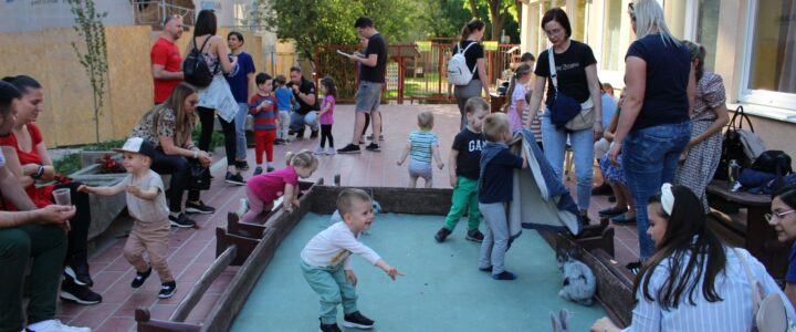 Bóbita a Gyakorló udvarán…