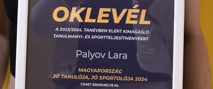 MAGYARORSZÁG JÓ TANULÓJA, JÓ SPORTOLÓJA 2024.