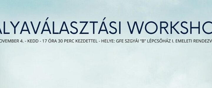 Pályaválasztási workshop