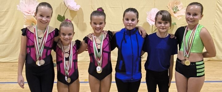 A Blue Gym Aerobik Egyesület versenyzői a Fisaf Országos versenyén mérettették meg magukat, Szarvason.