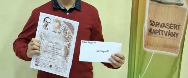 Ragyogó bronz a Szabó Lőrinc versmondó versenyen
