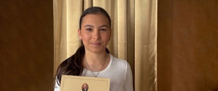 Gyakorlós Bronz Kazinczy-jelvény a Szép Magyar Beszéd Verseny országos döntőjén…