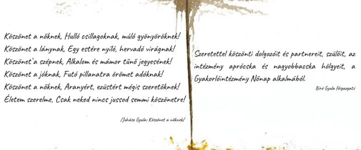 NŐNAPI KÖSZÖNTŐ 2026